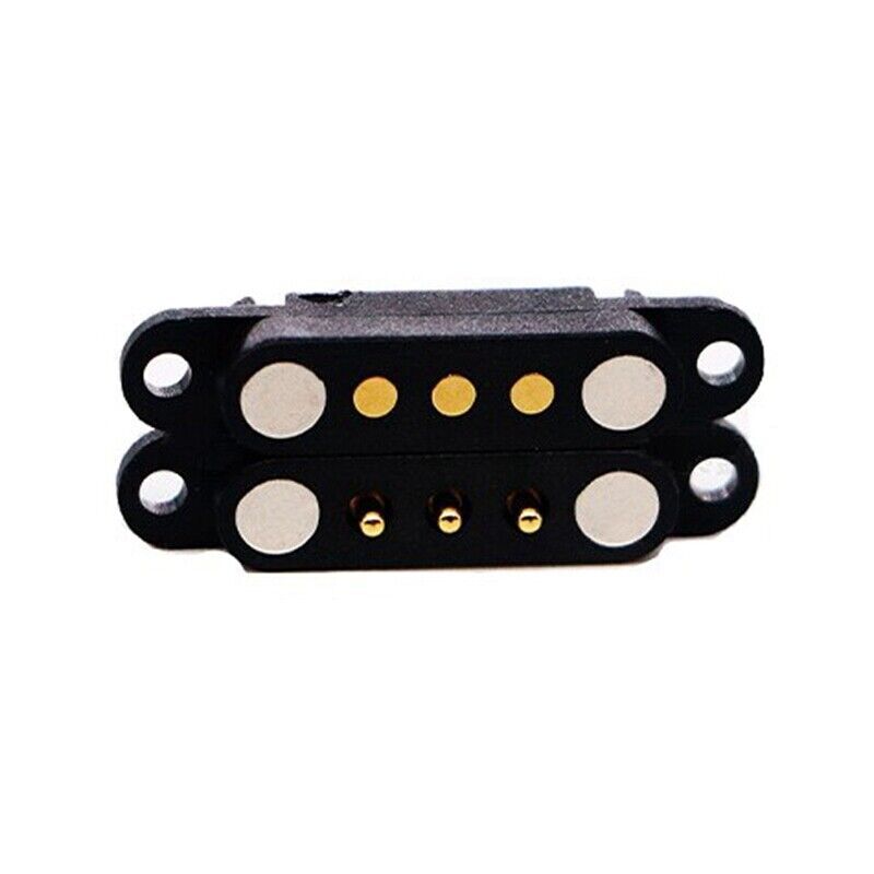 5/10/20Pair-Magnetic Pogo Pin Connector, 3Pin Male Female 2.54mm Probe Connector