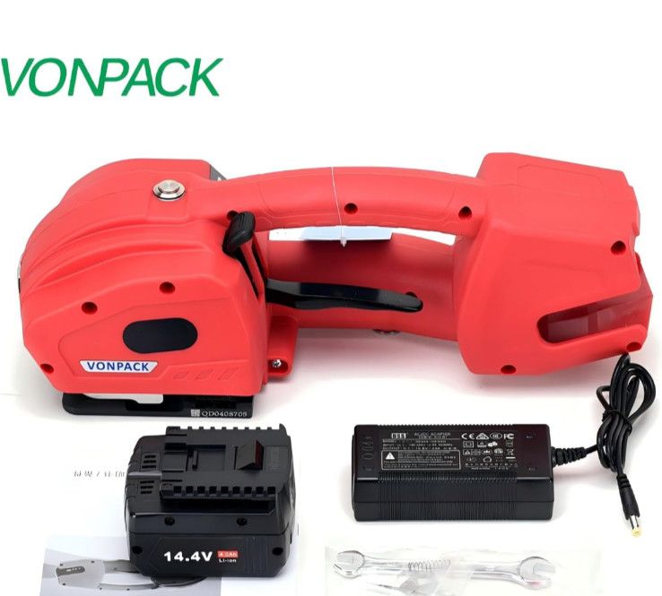 Handheld Electric Strapping Machine with Display and 4000mAh Battery Adjustable