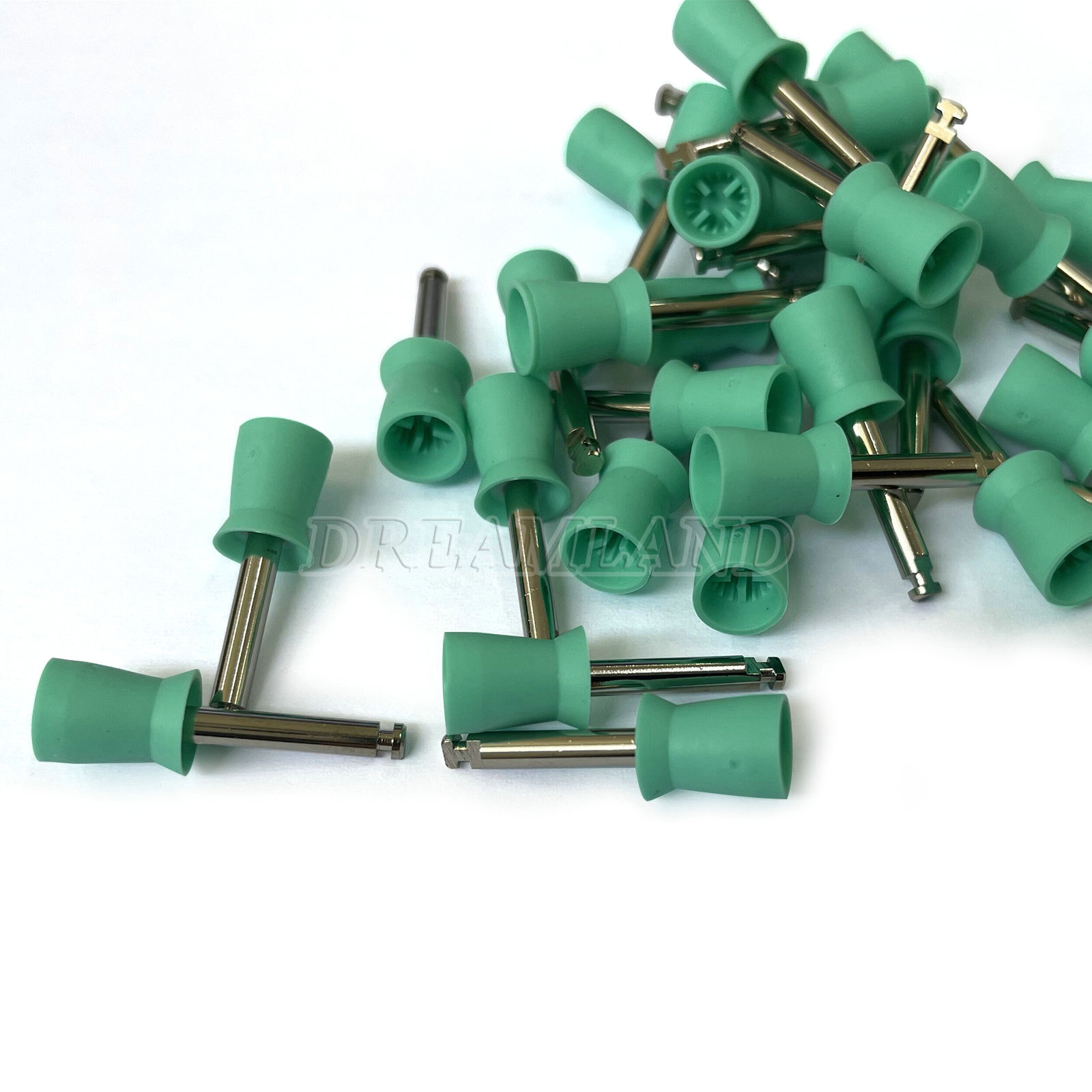 100 PCS Dental Prophy Polishing Cup Latch Type for Contra Angle Handpiece USA