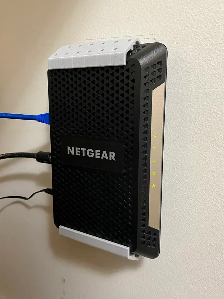 Netgear CM600 / CM1000 / CM1150/ CM1200 Cable Modem Wall Mount x2 Mounts