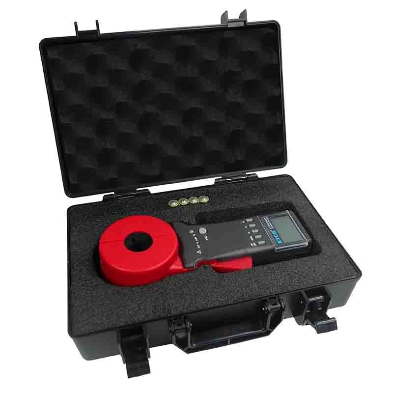 ETCR2100+ Digital Clamp Ground Earth Resistance Meter Tester 0.01Ω-1200]