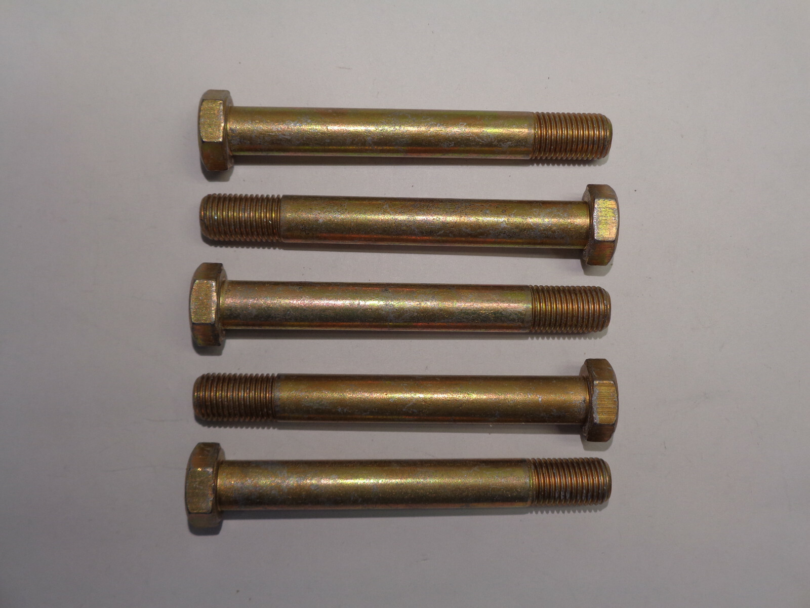 UNDRILLED BOLTS AN6-27A SET OF 5 EACH NEW