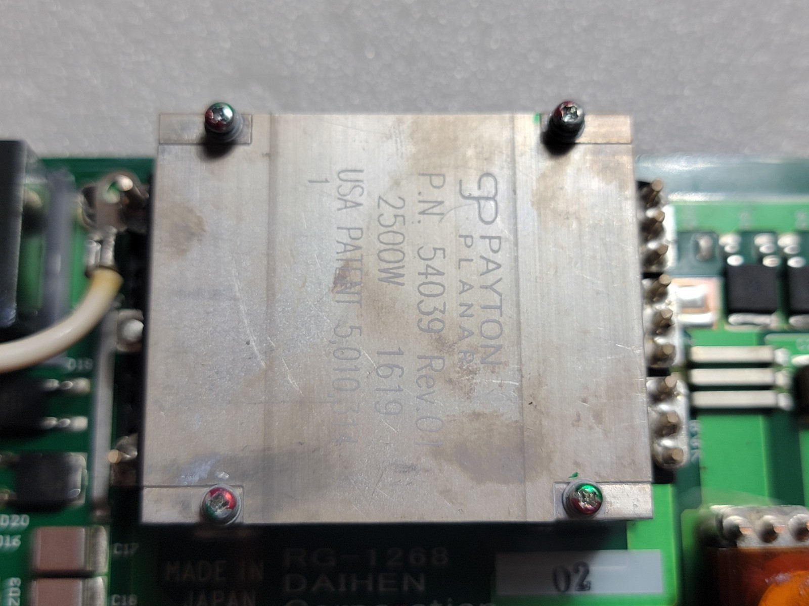 Daihen RG-1268 Power PCB Payton Planar Transformer 2500W 54039 54081 IXFT50N50P3
