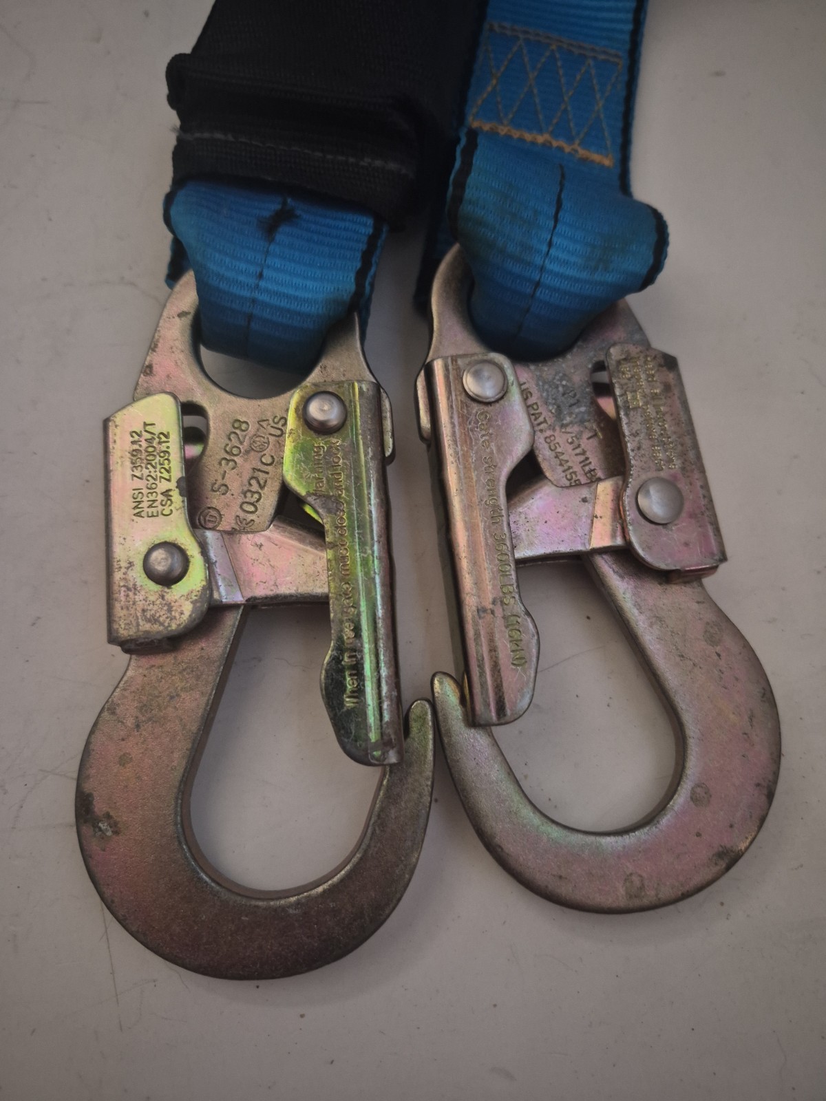Tractel Model A03 Full Body Harness And Secure Strap