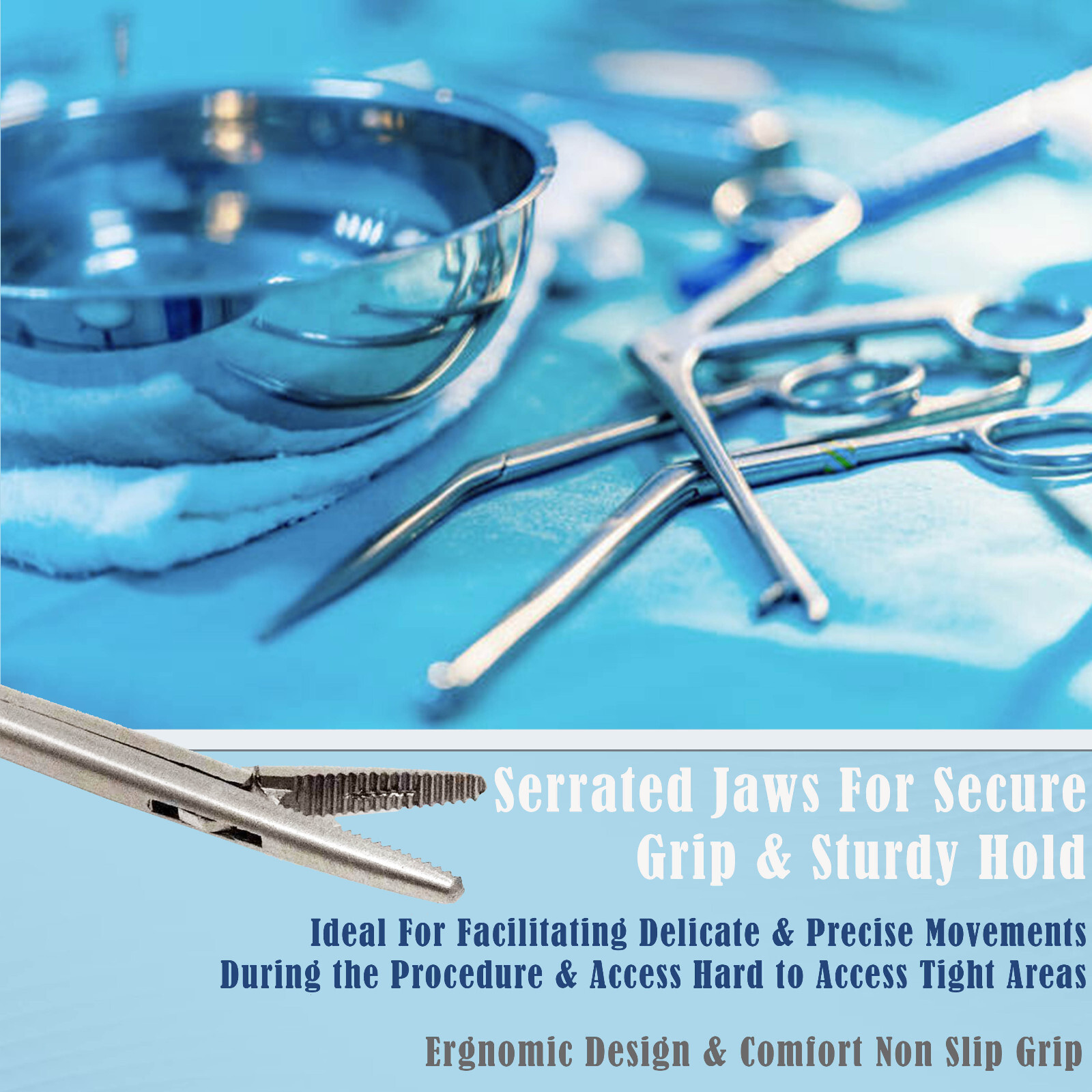 Nasal Sinus Surgical Kit,Hartman Alligator Forcep Buck Ear Micro ENT Instruments
