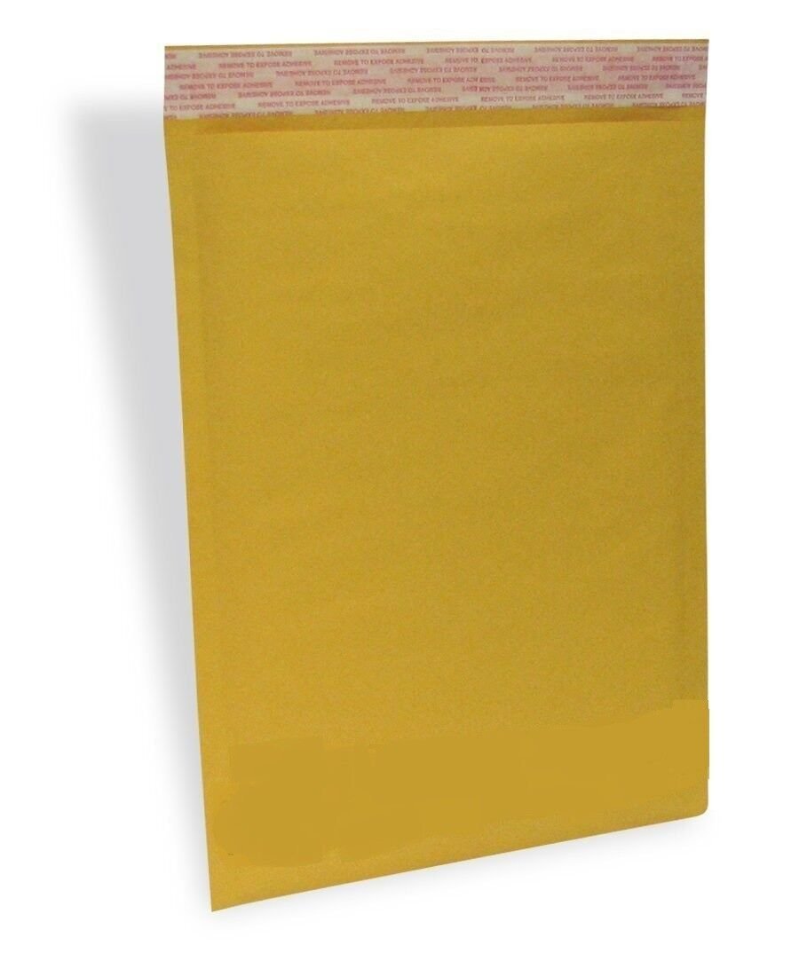 200 #1 7.25×12 Eco Kraft Bubble Padded Envelopes Mailers Lite Shipping 7.25″x12″