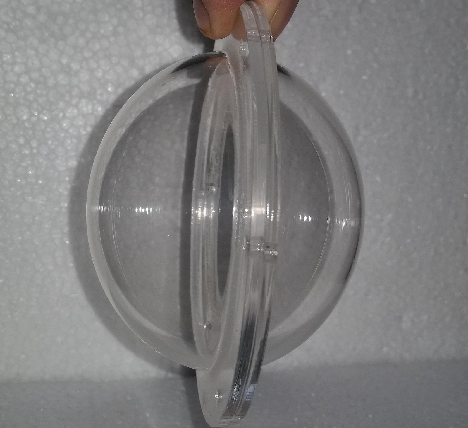 SupremeTech Acrylic Dome/Plastic Hemisphere – Clear – 3″ Diameter, 1/2″ Flange