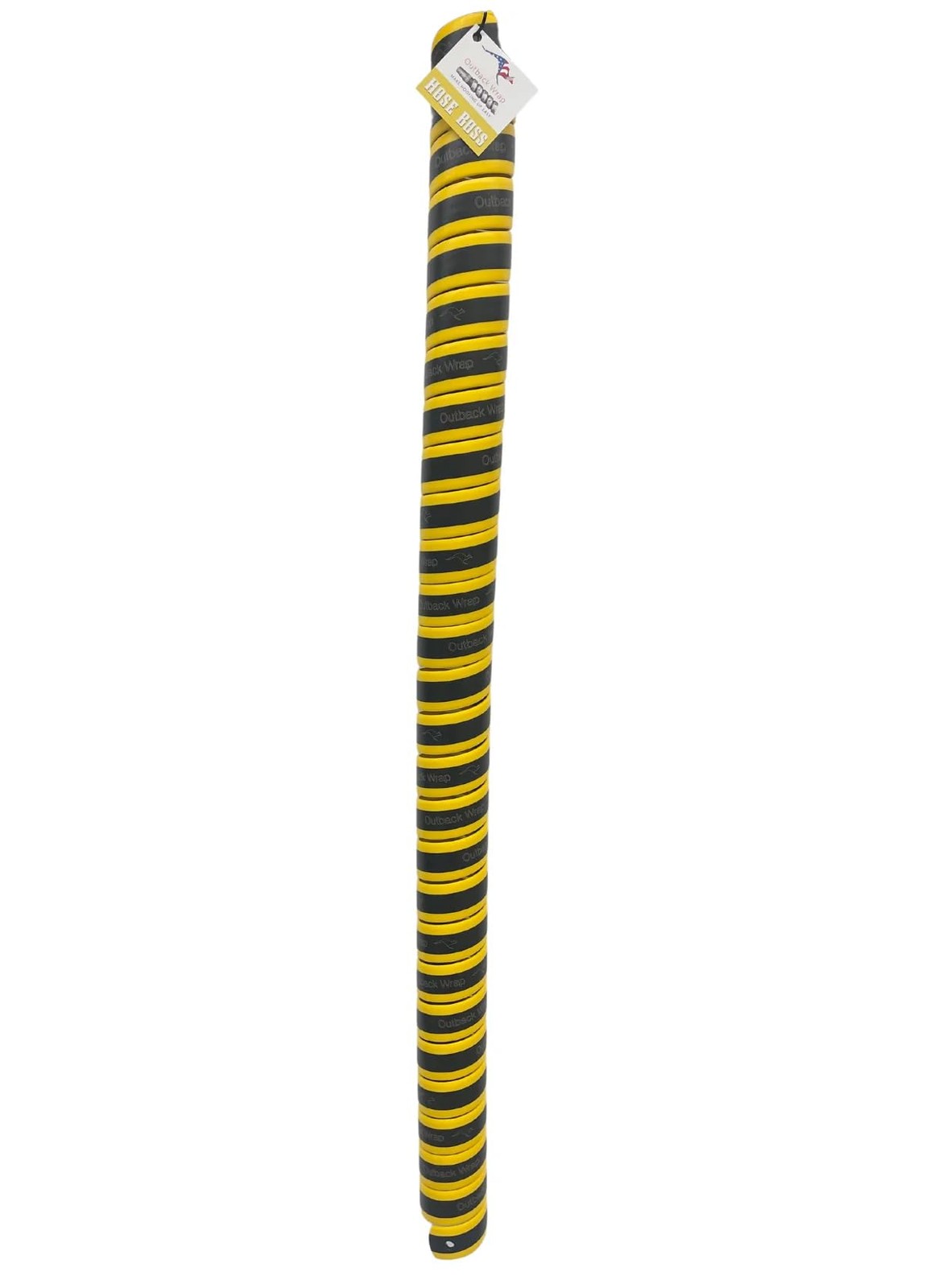 Outback Wrap Hose Boss | Hose Protector & Tagging Wrap 75mm x 4ft Orange