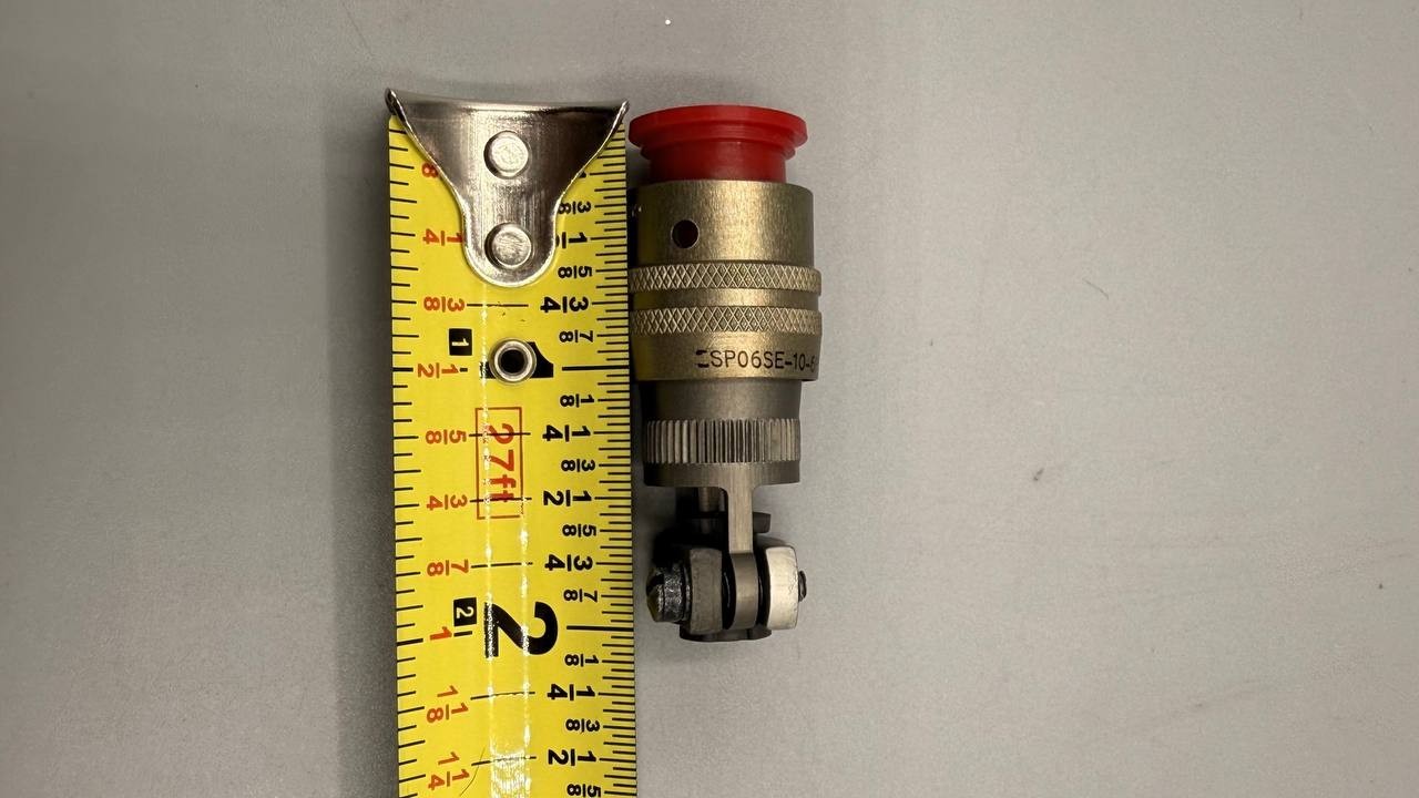 SP06SE-10-6P(SR) MIL-DTL-26482 Plug + Backshell + Clamp + Gold Pins NOS