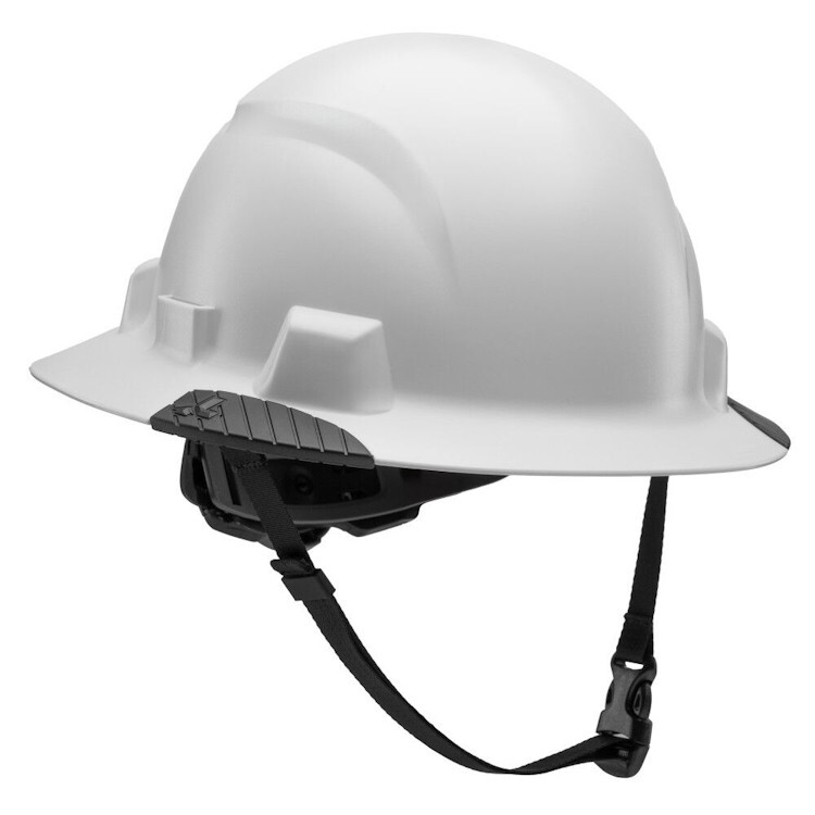 Lift Safety White iDAX HDPE White Full Brim Non-Vented Hard Hat- Class E