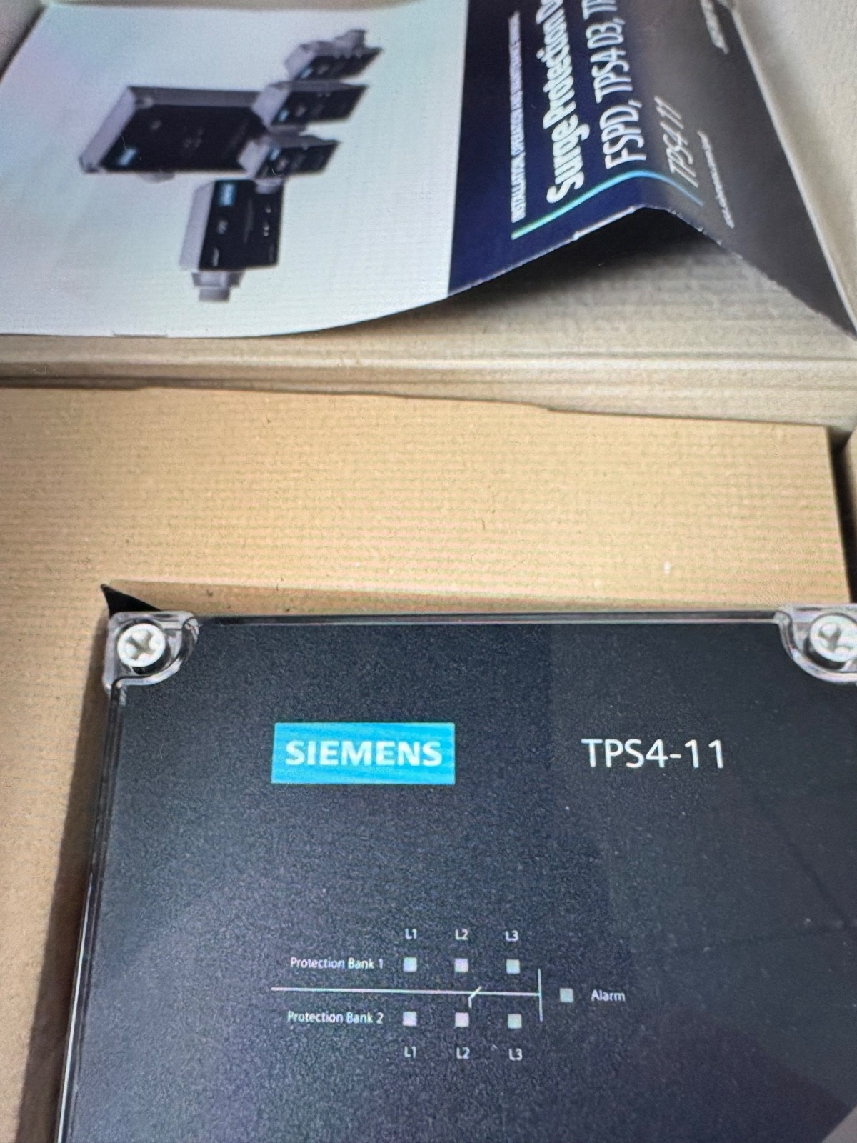SIEMENS SPD2 TYPE 2 480/277V 3 PHASE 4W 150KA TPS4E1115D2 Audible Alarm SURGE