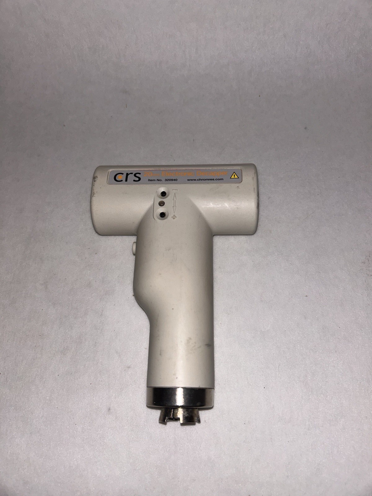 CRS 320940 20mm Electronic Decapper Lab Vial Cap Removal Tool Chromes(As Shown)