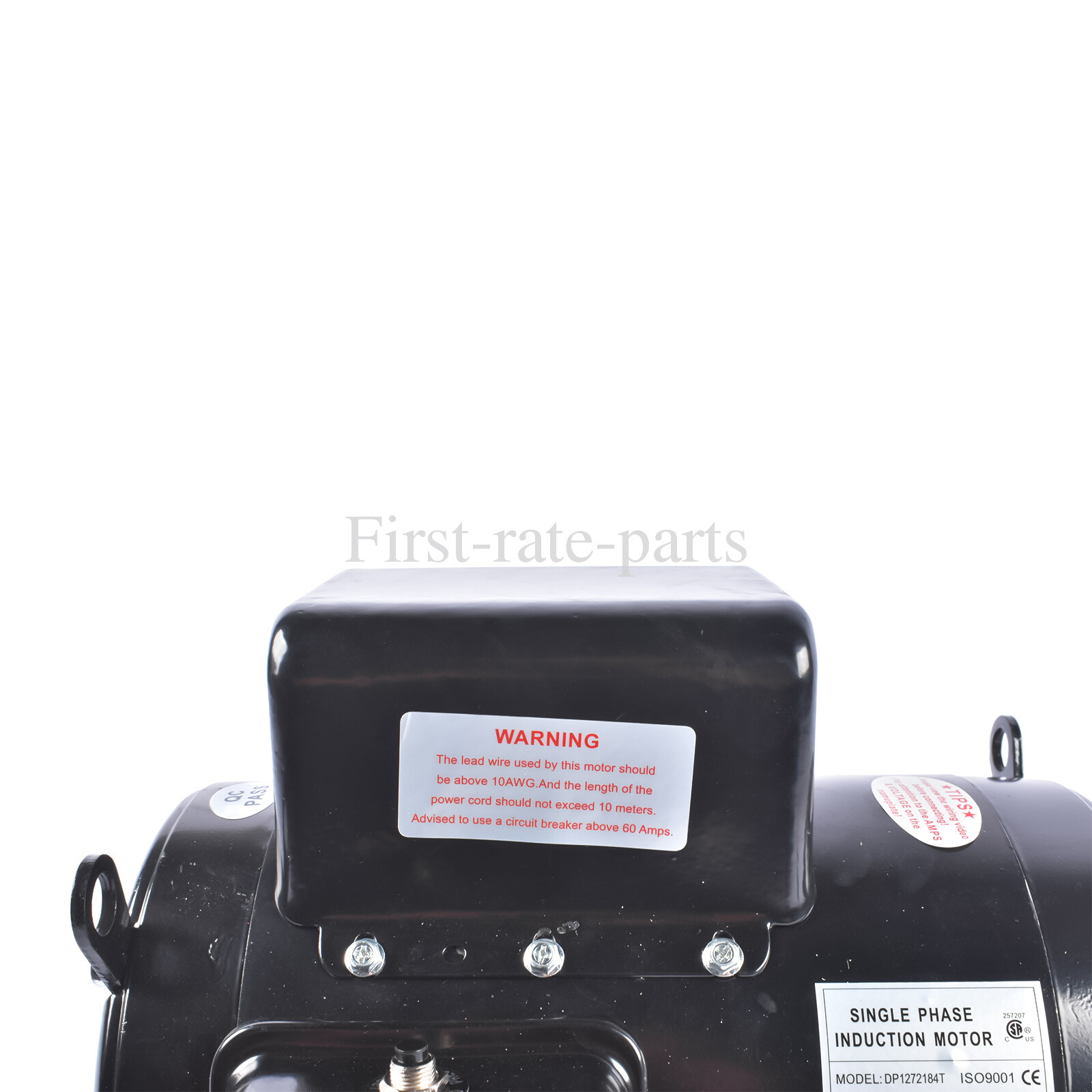 7.5HP Air Compressor Electric Motor 230V 31.6A 3450RPM 184T Frame CW/CCW Rotate
