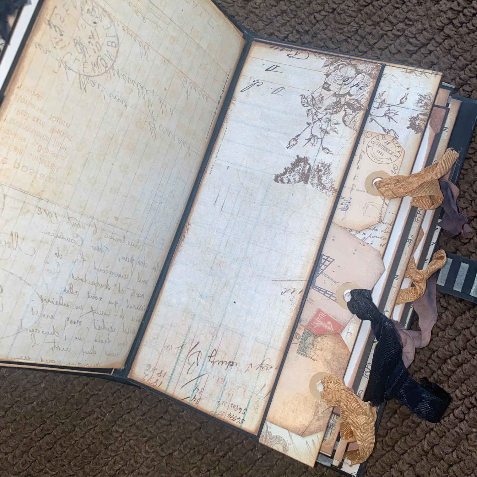 NEW Paris themed junk journal