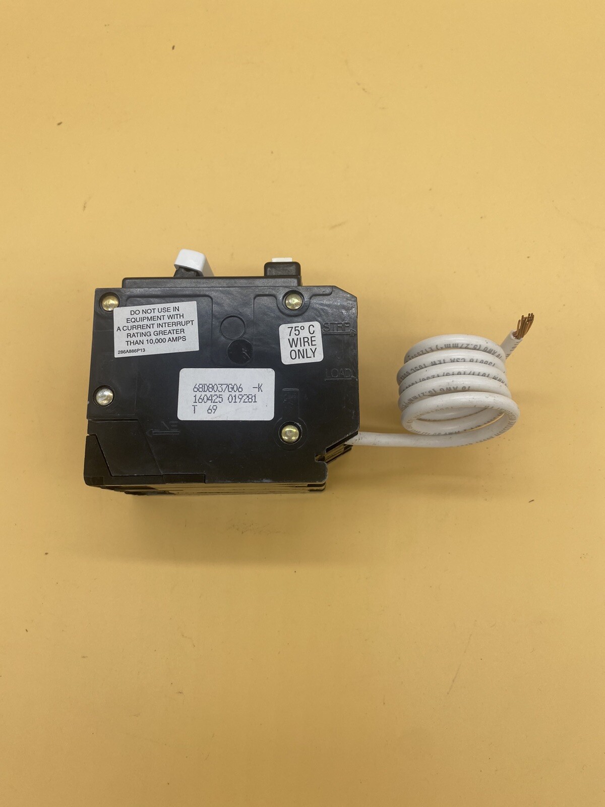 GE THQL 2150GFT / GFCI 50 AMP DOUBLE POLE 240 VOLT GFCI CIRCUIT BREAKER- NEW