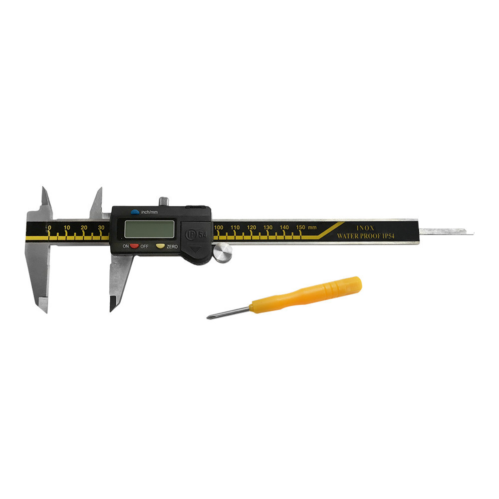 6”/150MM IP54 Electronic Digital Caliper INOX Splash Proof Stainless Steel