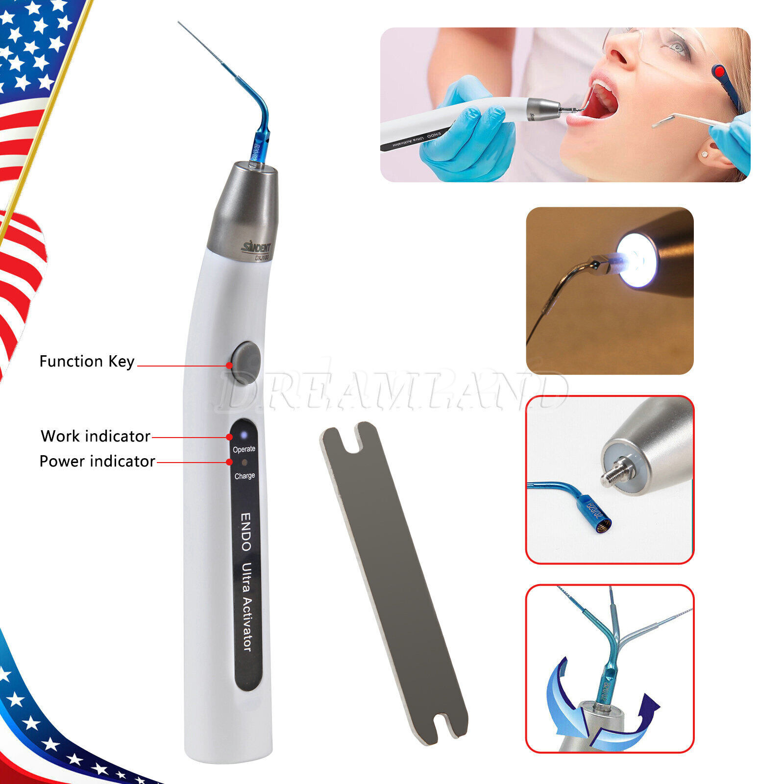 Ultrasonido Dental Ultra Endo Activador Irrigador Endodoncia Scaling/Rotary File