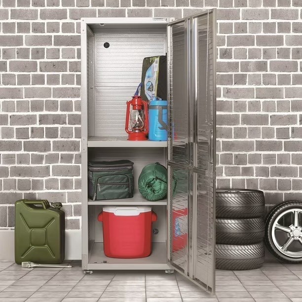 Seville Classics UltraHD Steel Storage Cabinet Locking 24x18x66 400 lb