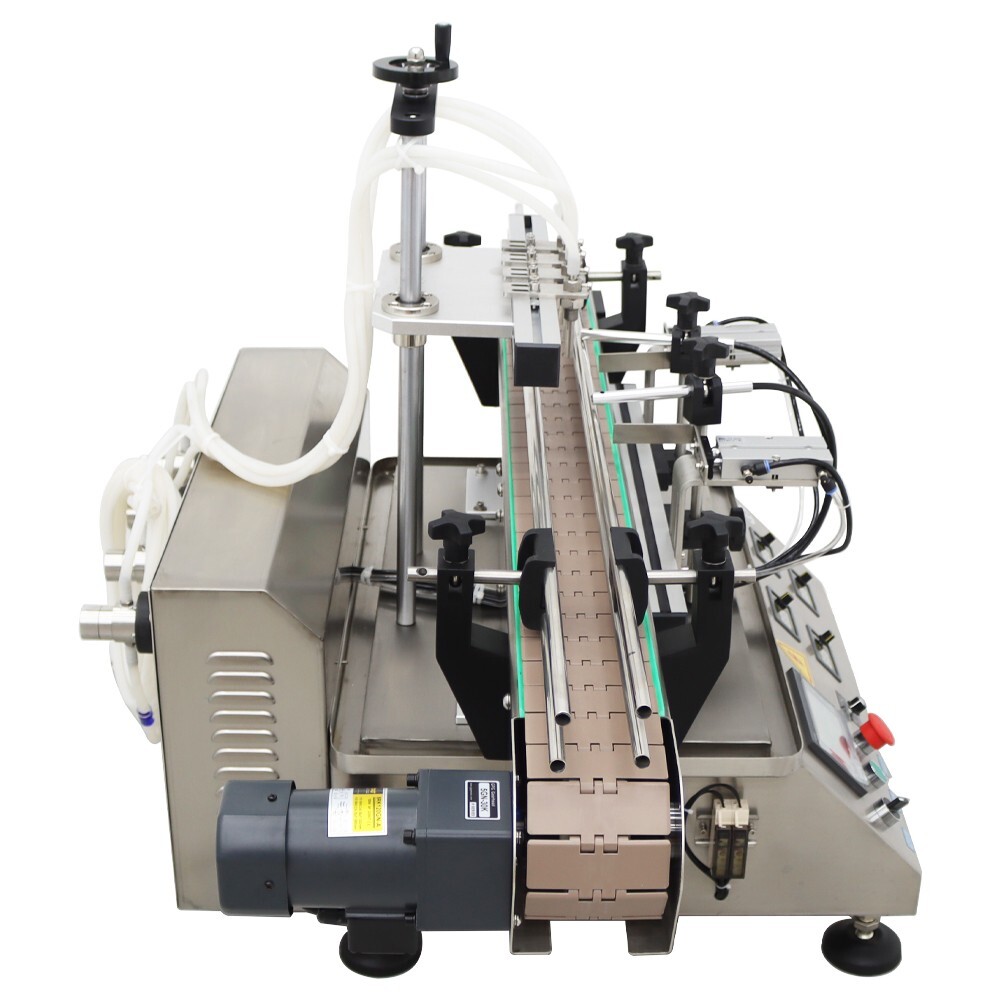 Desktop Four Head Magnetic Pump Filling Machine 4-30Bottles/min 8mm Nozzle