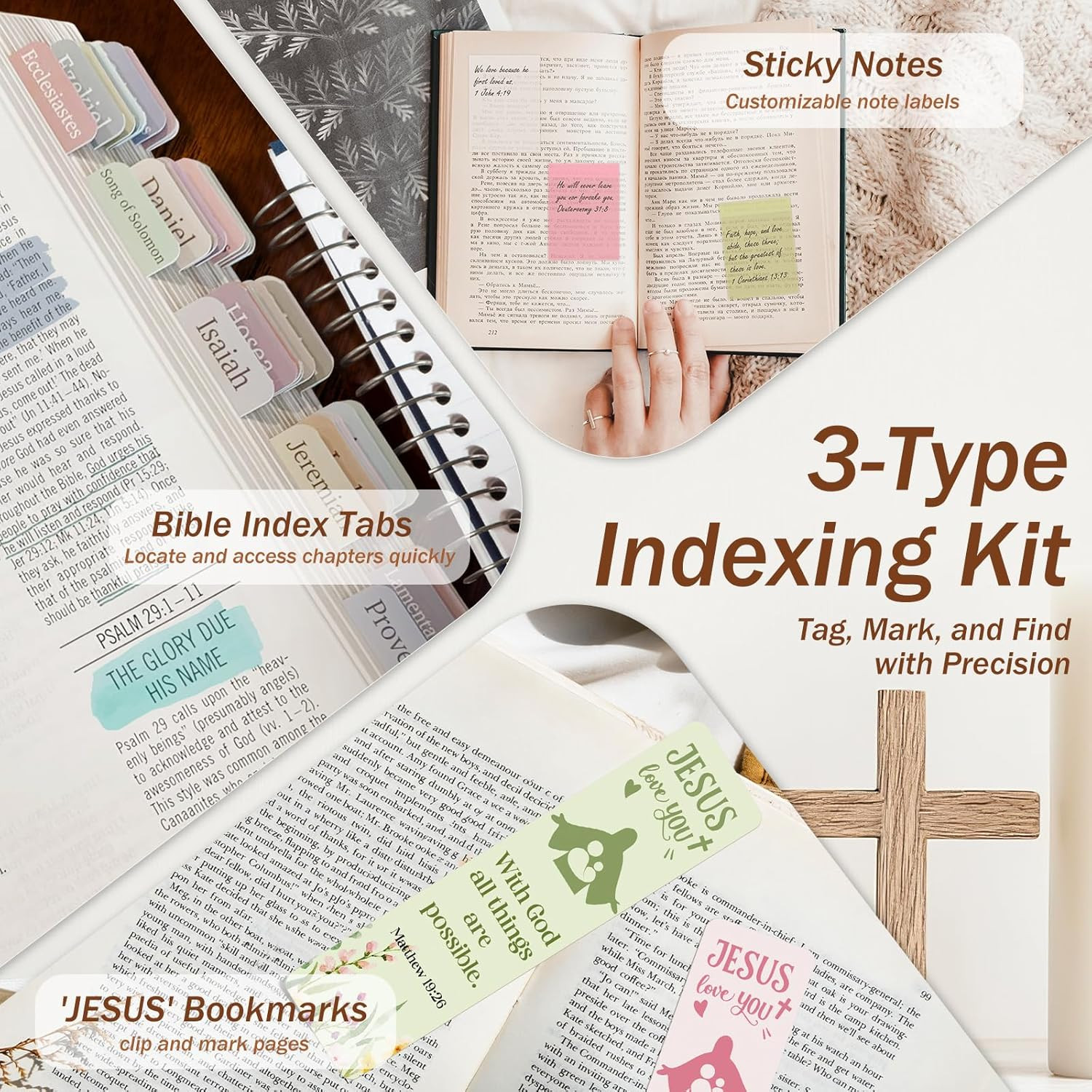Bible Study Supplies Journaling Kit, Morandi Colored Bible Study Kit