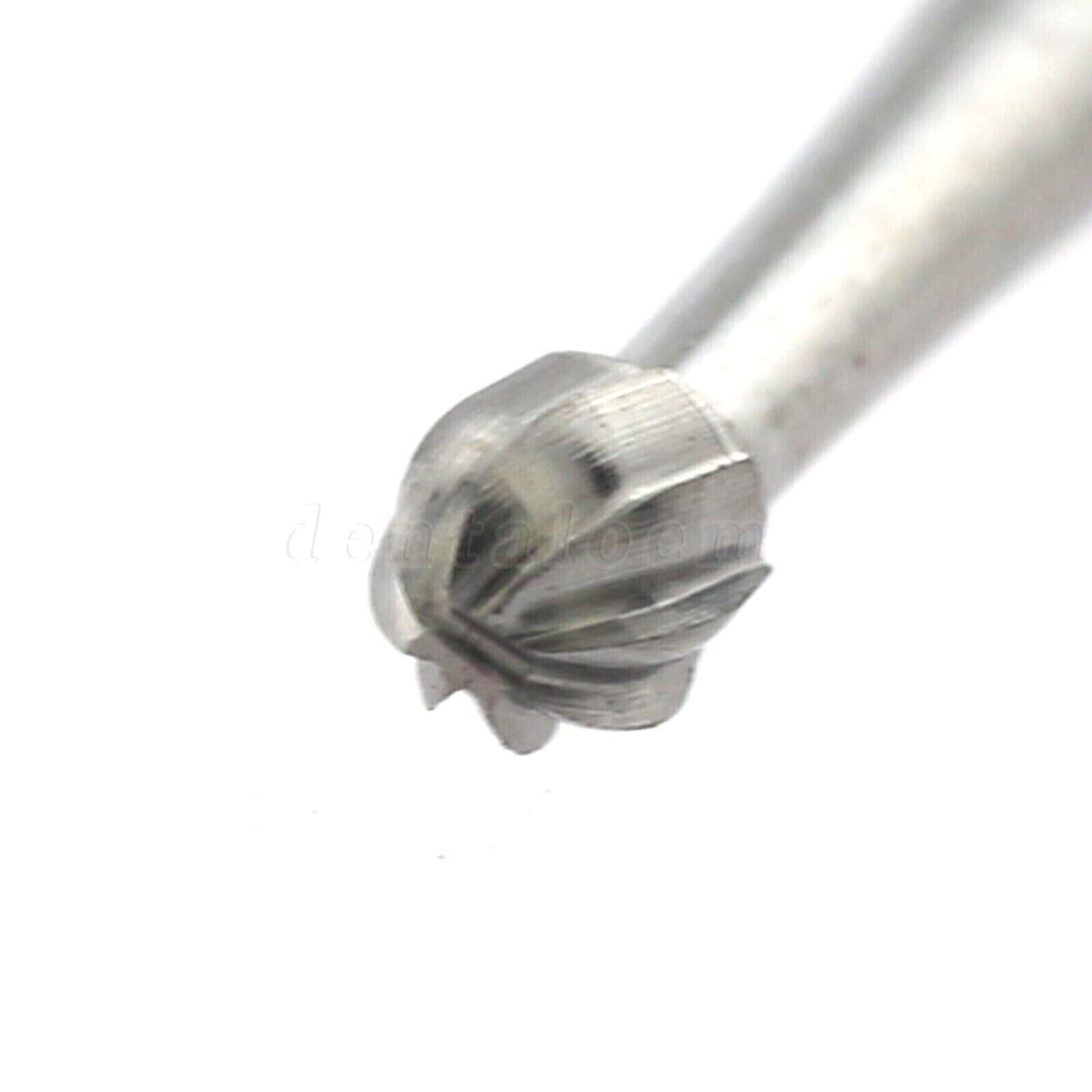 Dental Tungsten Carbide Low Speed Round Burs RA 1 2 3 4 5 6 7 8 For Contra Angle