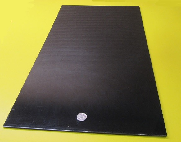 Nylon 6/6 Extruded Sheet Black (3/16″) – .188″ x 12″ x 24″