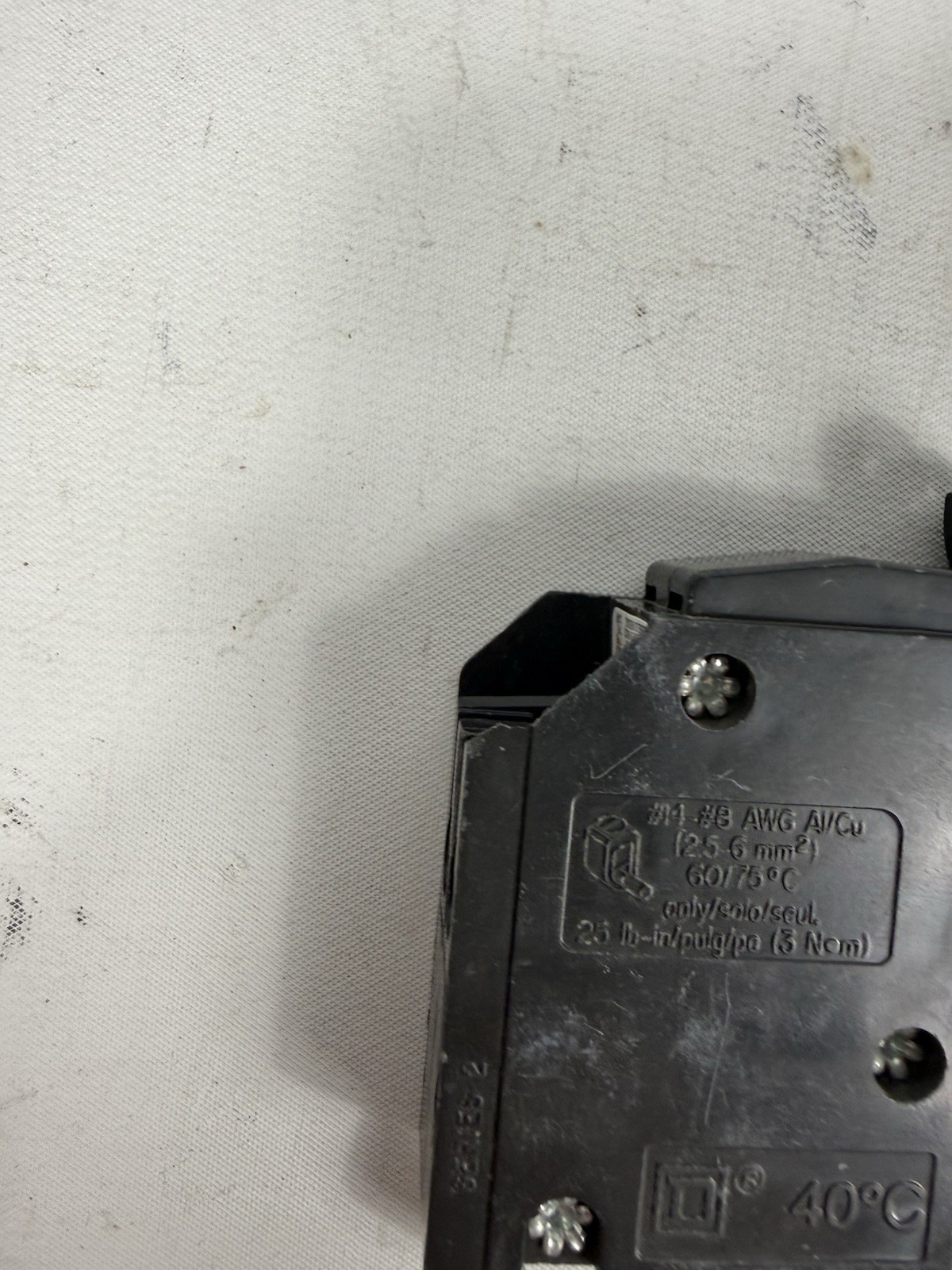Square D QOT1515, TWIN, Tandem, 1 Pole, Dual 15 Amp Circuit Breaker, QO 15A