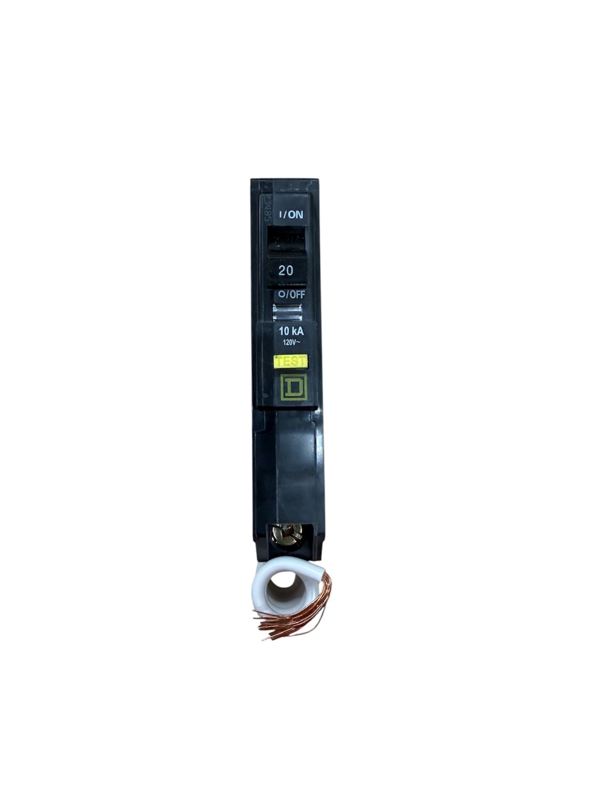 Square D QO120GFI 20A 1-Pole GFCI Circuit Breaker QO Ground Fault 120V