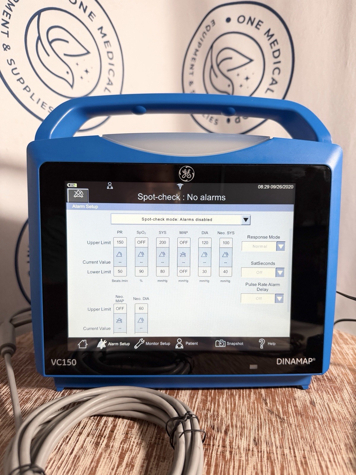 GE Carescape Dinamap VC150 Vital Signs Monitor w/ Accessories
