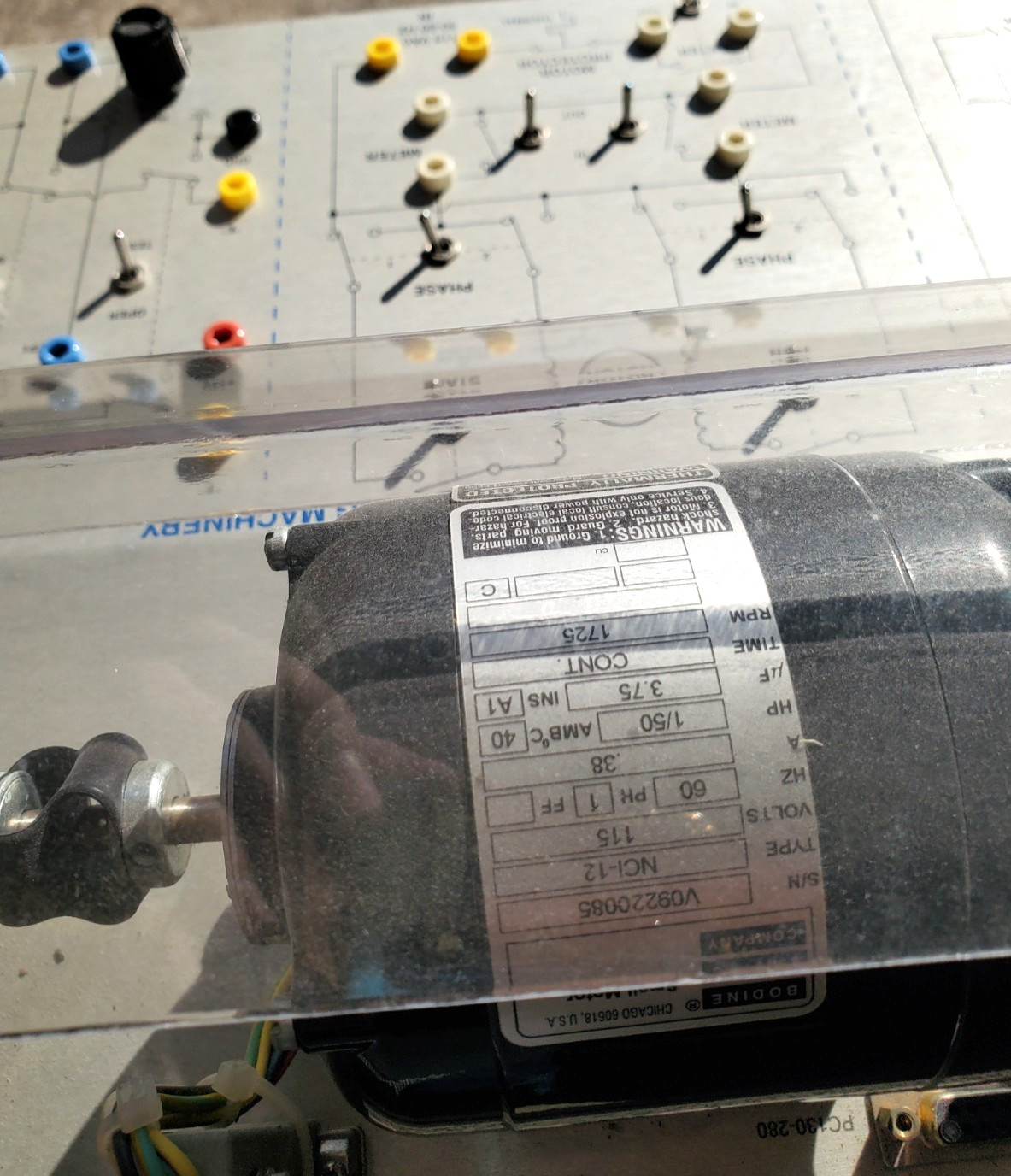 Nida Model 280 Motor control technical trainer