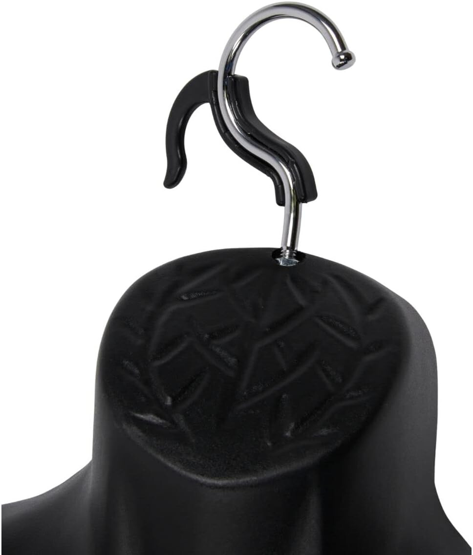 3 Clothing Display Torso Forms Fits S-L Hanging Male Mannequin Black Hollow Back