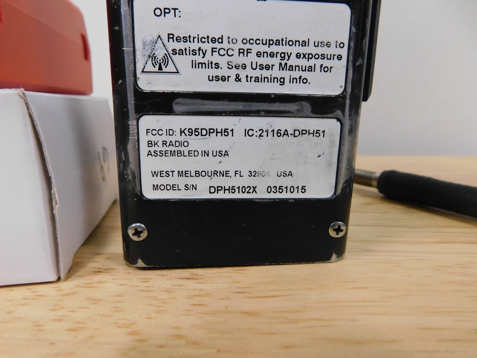 Bendix King BK DPH5102X 146-174mhz P25 Digital Wildland Portable radio Kit non-x