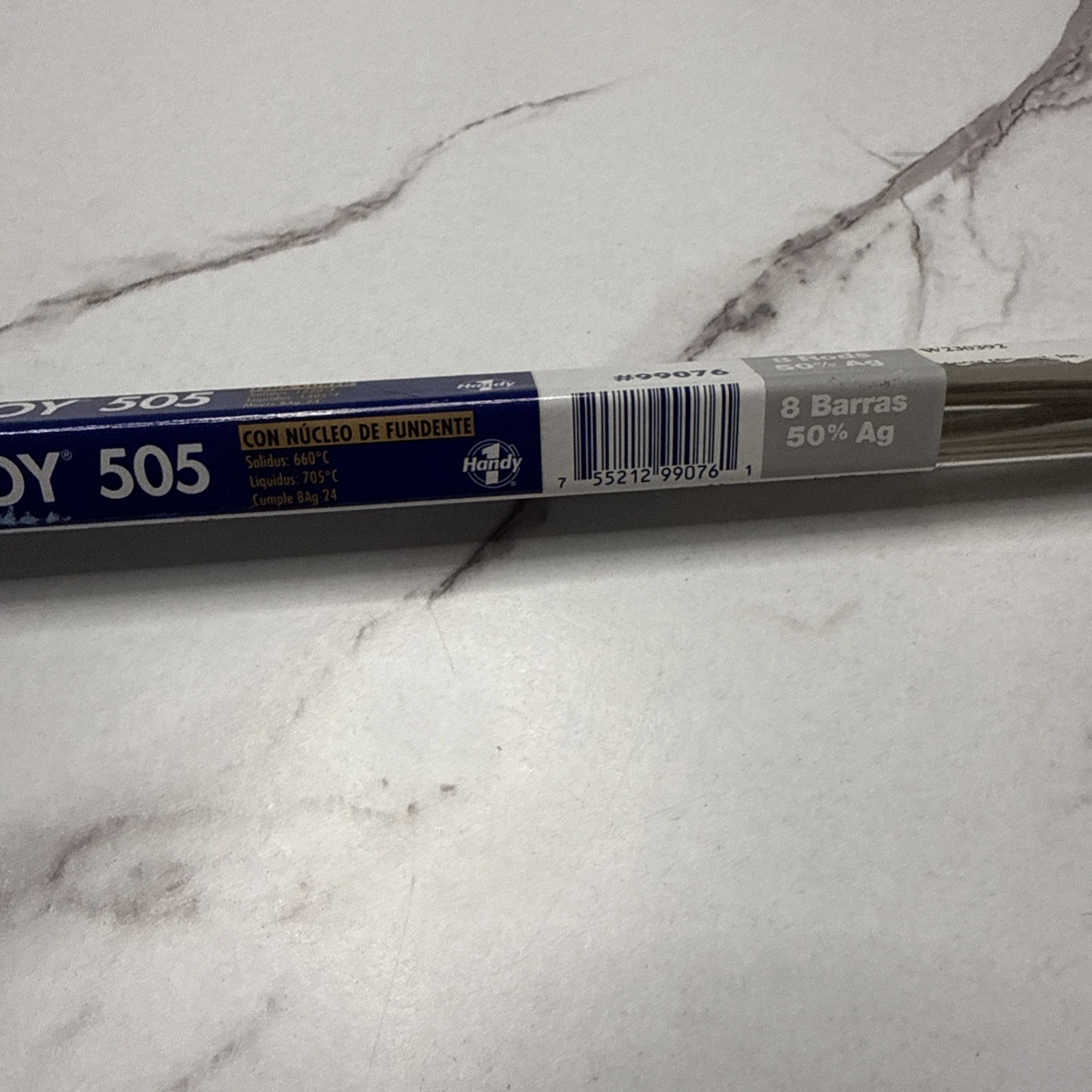 Lucas Milhaupt Silvaloy 505 8 Flux Cored Rods Solder Sticks 99076