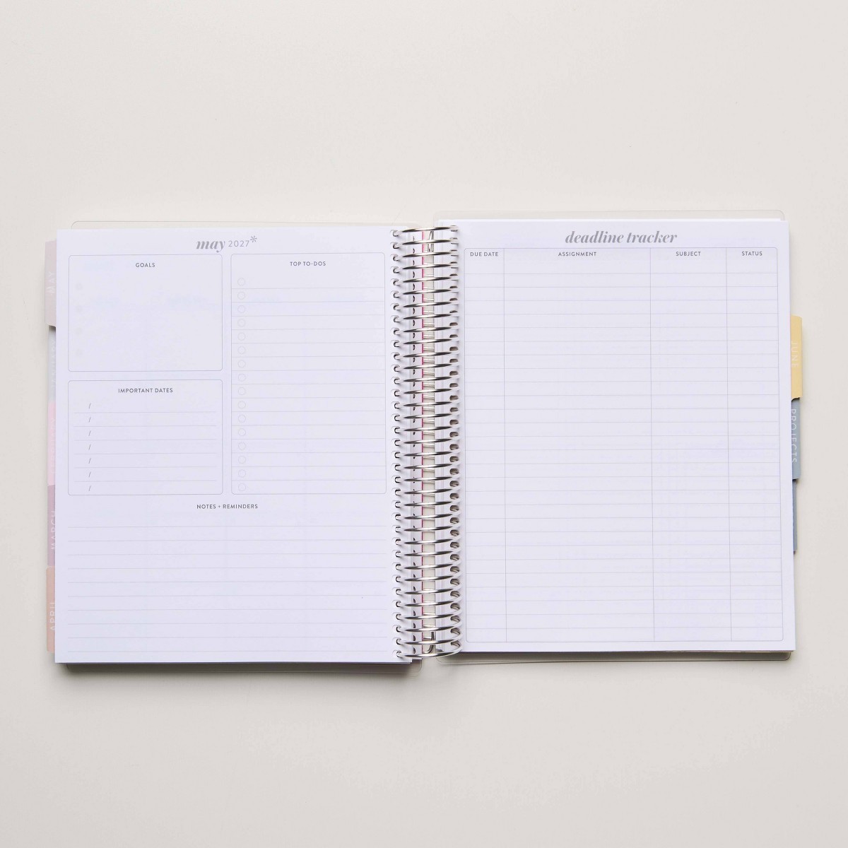 Erin Condren 5.875″x8.25″ 2026-2027 12 Months Academic Planner Multi-Faceted