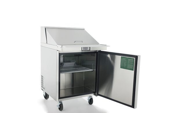 Atosa MSF8301GR 27″ 1 DOOR Sandwich Prep Refrigerator 8 of 1/6 pans on top