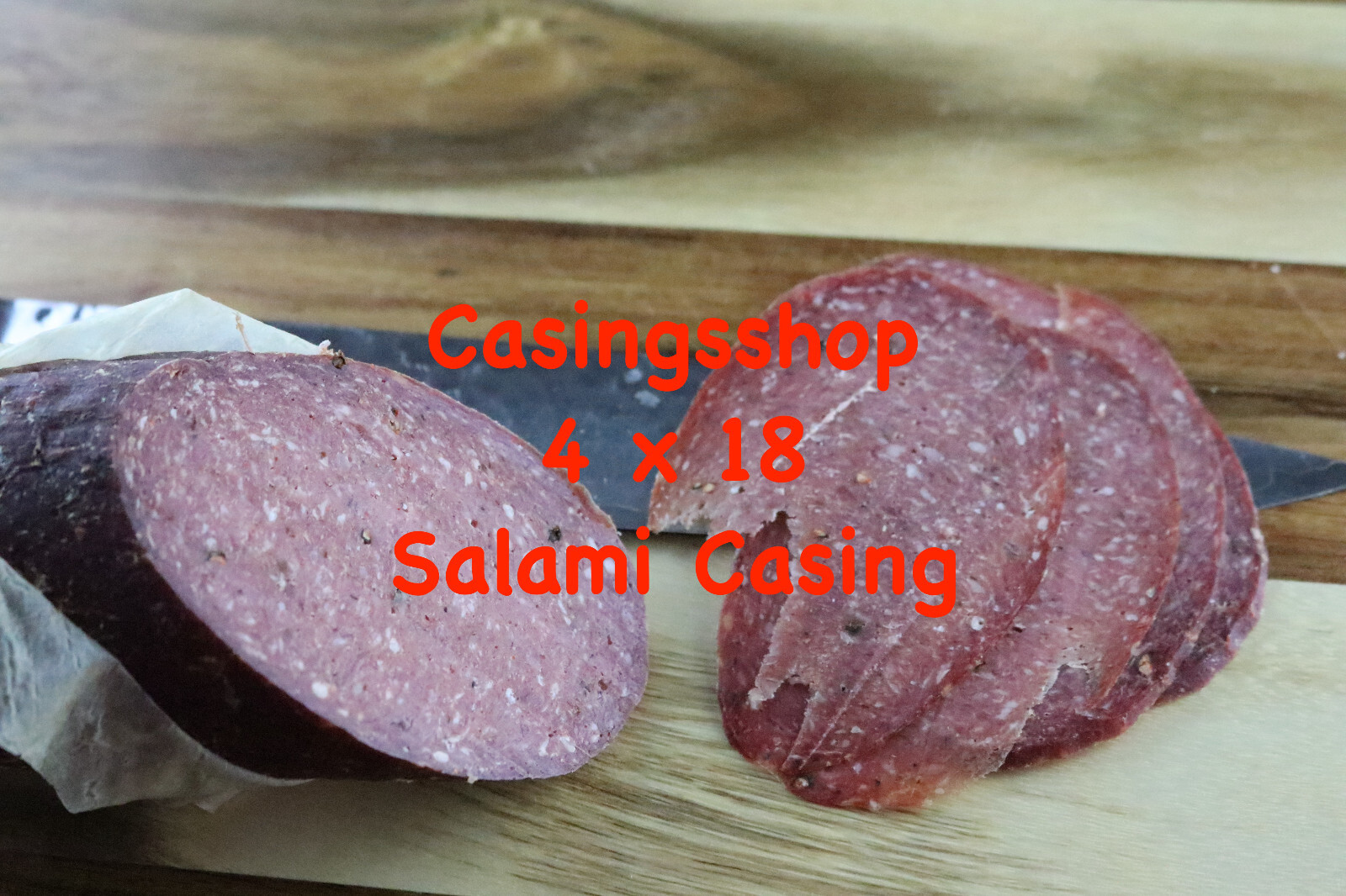 10 pc pack – 4 X 18 Inch Fibrous Casings for 25 lbs Dry Sausage Salami Pepperoni