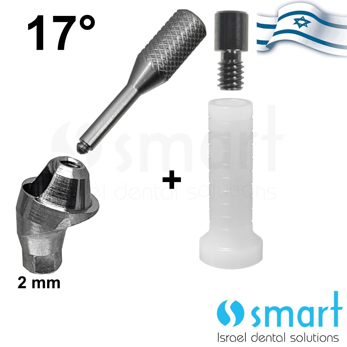Multi Unit set 17° deg Nobel Active NP3.5 with plastic sleeve 2 mm