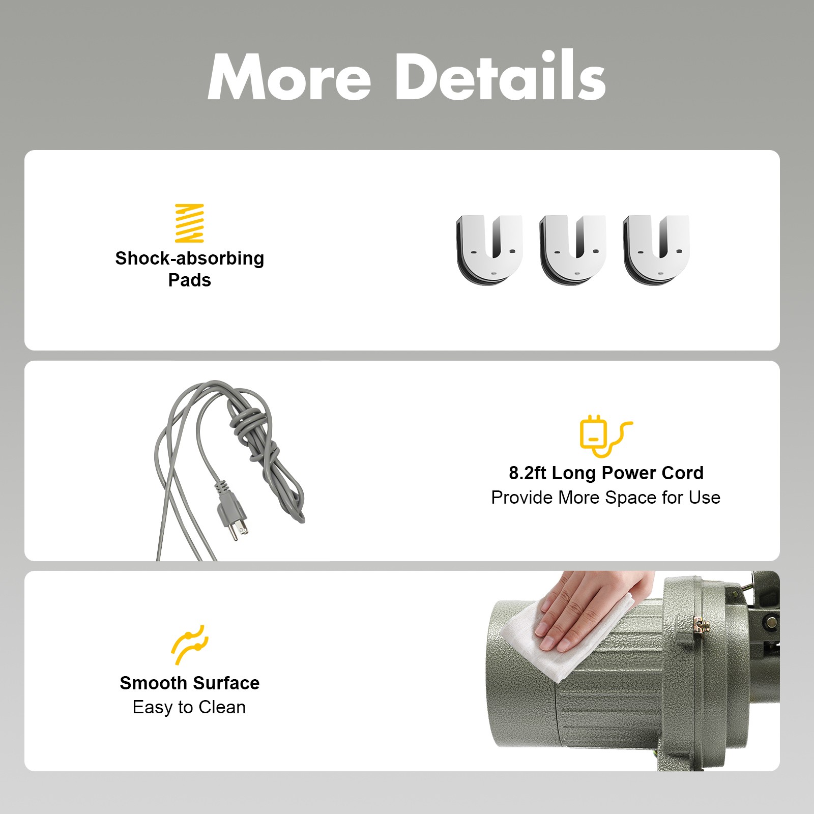 400W Electric Sewing Machine Motor Clutch Motor For Industrial Sewing Machine