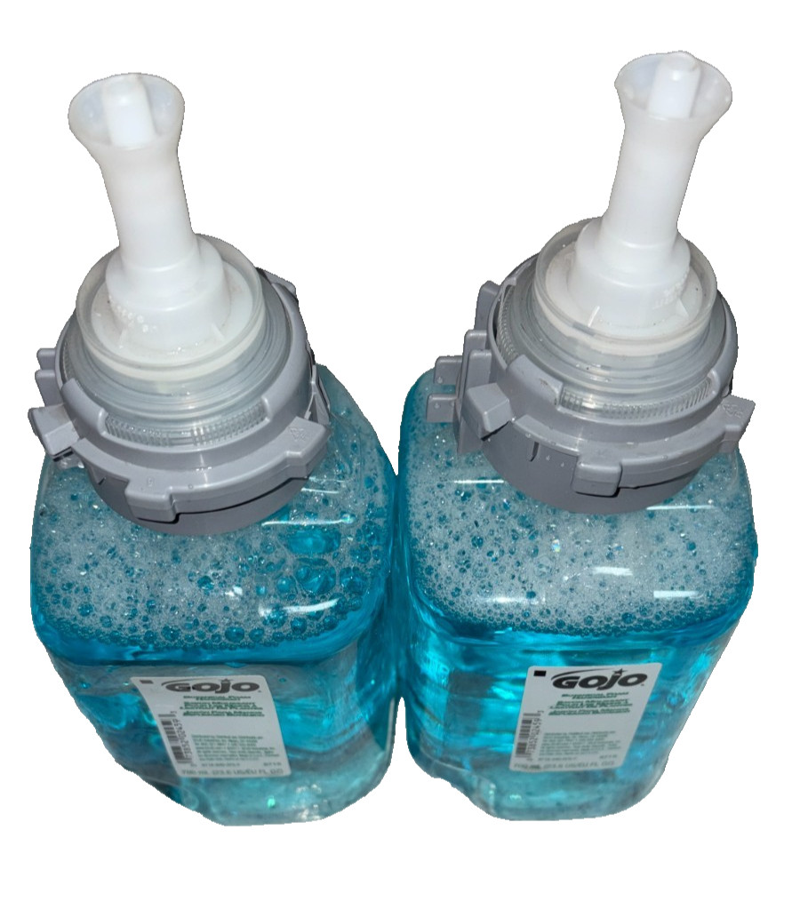 Lot of Two GoJo 8716 Botanical Foam Handwash 700 mL / 23.6 oz Refills – 05/2028