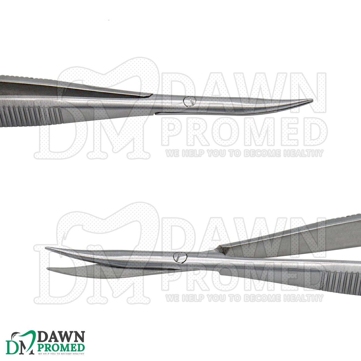 Castroviejo Scissors Curved 4.5″ Micro Surgery Ophthalmic Surgical Instrument