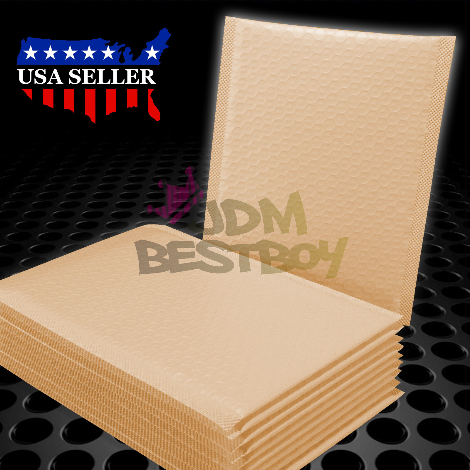 ANY SIZE# Beige Poly Bubble Kraft Padded Mailers Mailing Shipping Envelopes Bags