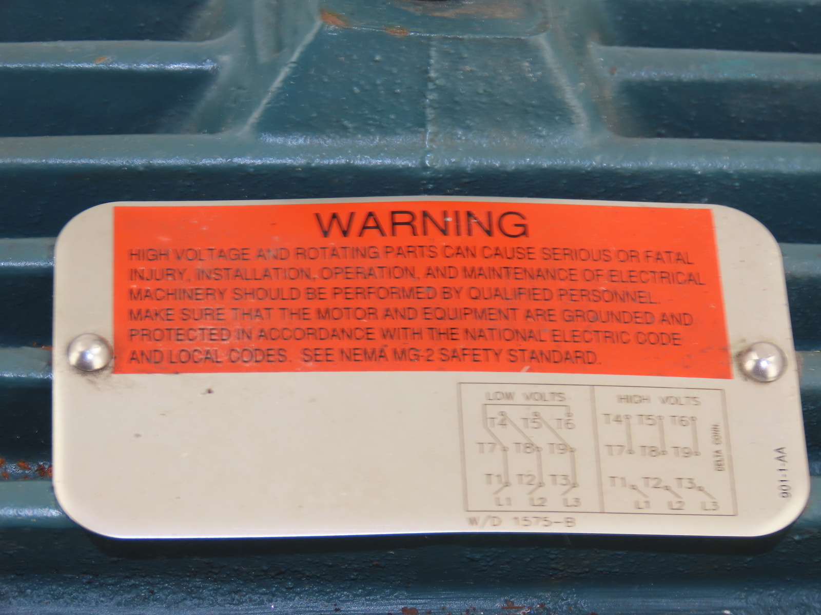 RELIANCE ELECTRIC DUTY MASTER XEX 254T 10HP 3555RPM Hazardous Loc Invertor MOTOR