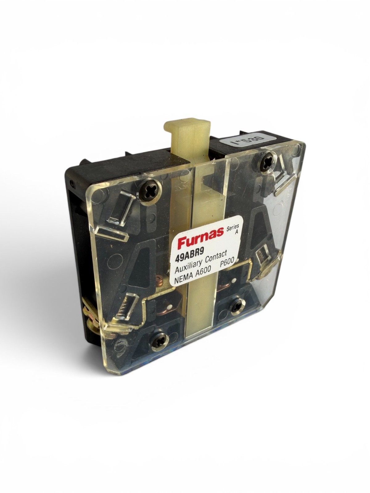 Furnas 49ABR9 Series A Auxiliary Contact Kit 1NO Side Mount NEMA A600 P600 NOS