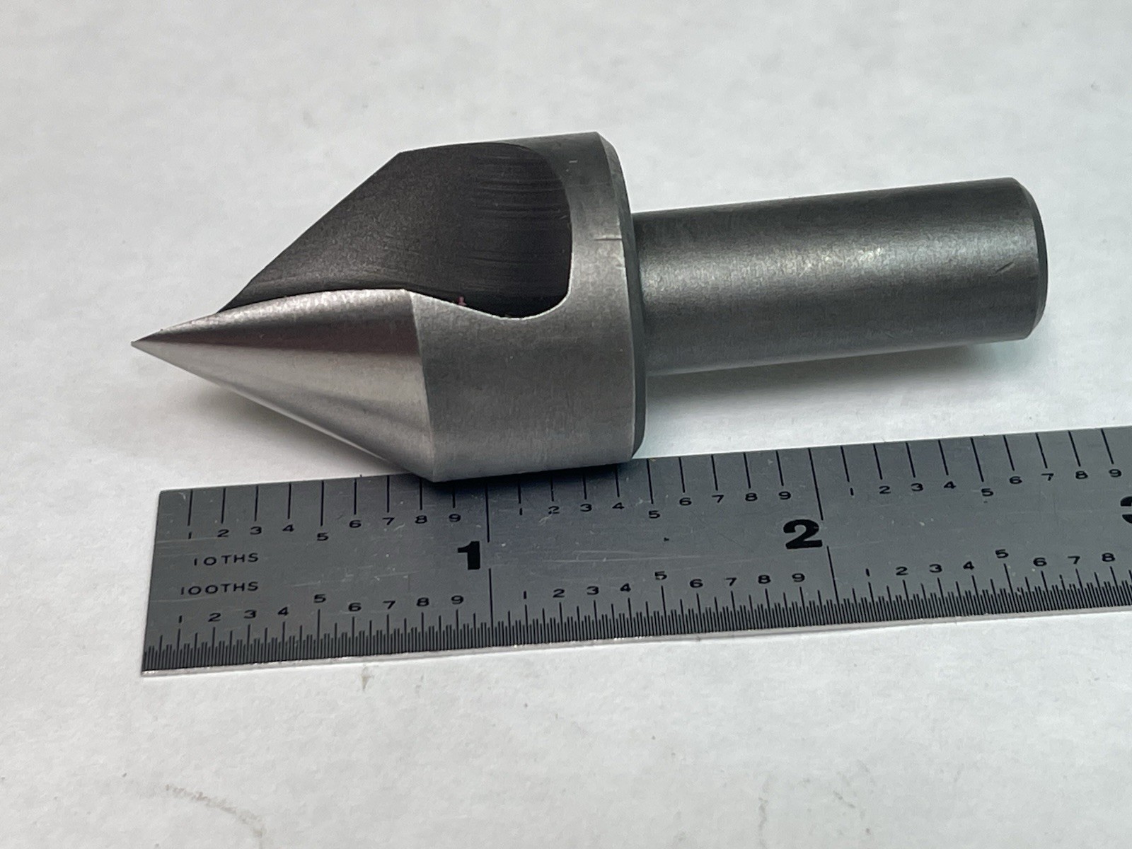 KEO HS 1-CL-60 1 FLUTE 2-3/4″ OAL 60° HIGH SPEED STEEL COUNTERSINK (26MY139)