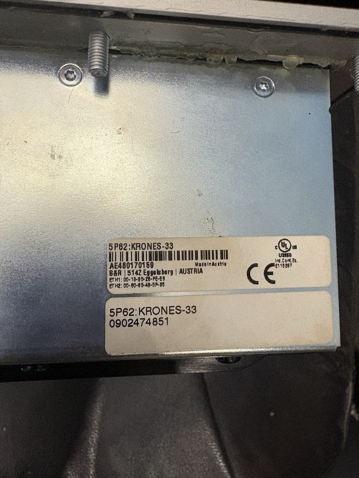 5P62 KRONES-33 B&R Automation