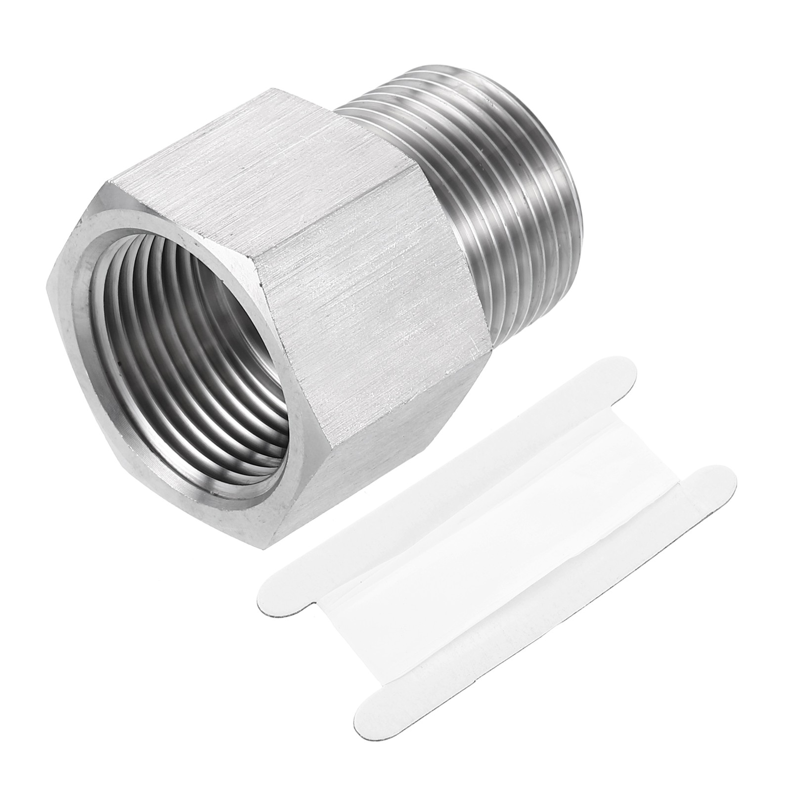 Pipe Fitting Reducing Adapter ZG3/4″ x G3/4″ Reducer Connector Silver