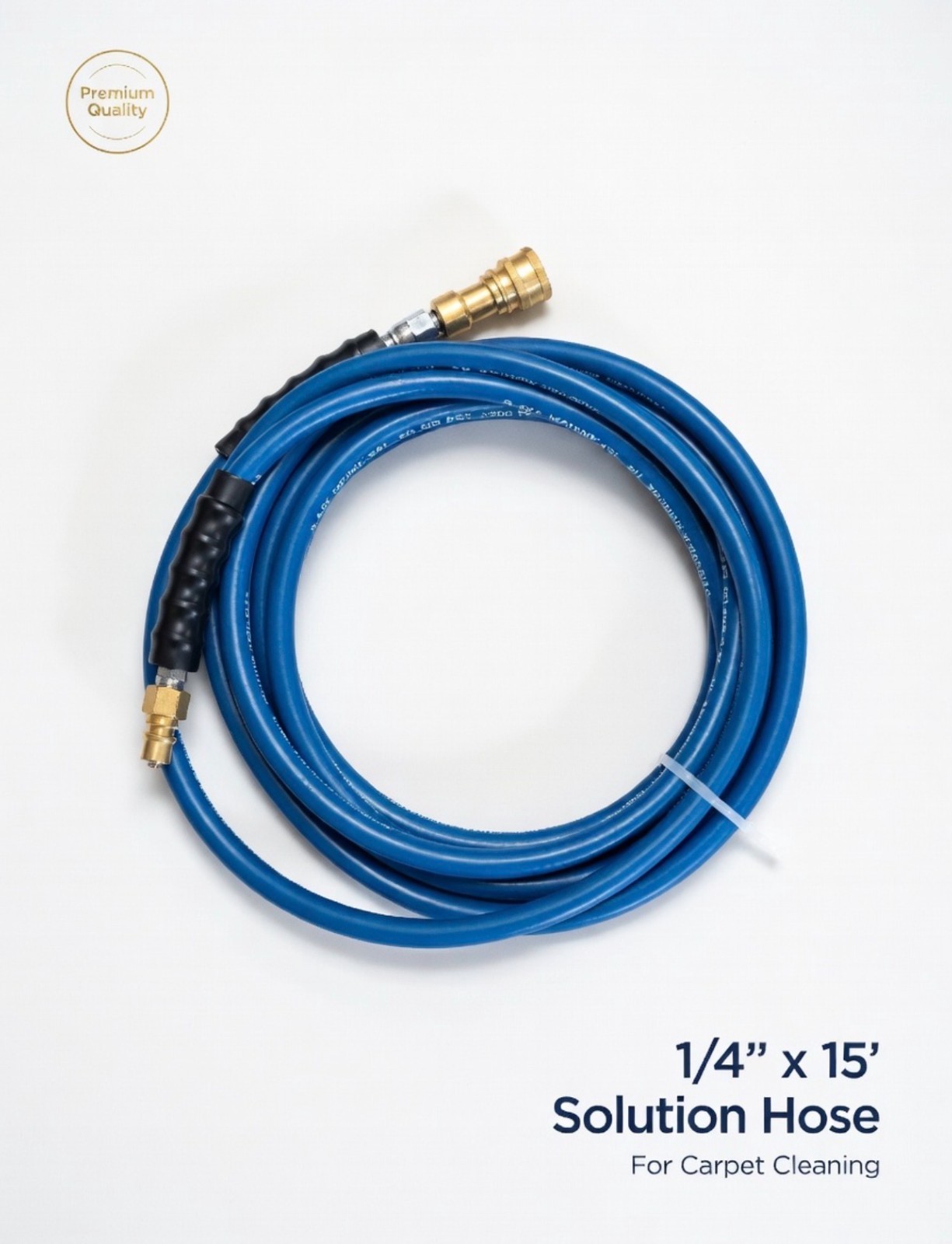 15ft JetClean America Professional Carpet Cleaning Hose Kit with swivel cuffs