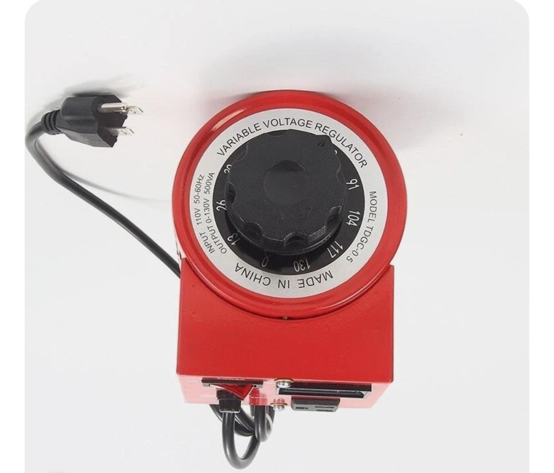 500 VA Voltage Regulator Model TDGC O.5KM. 110V Input O 130V Output New Open Box