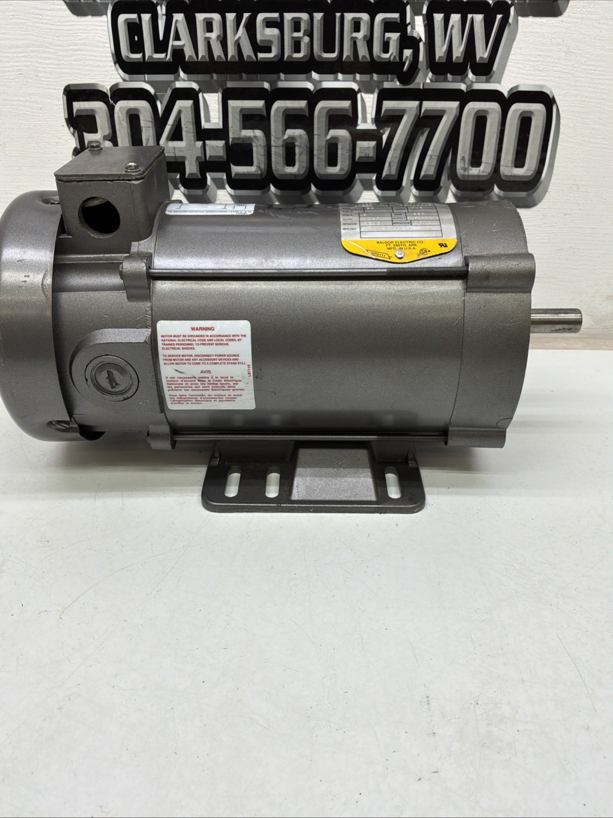 Baldor DC Industrial Motor CDP3440 3/4HP 90 VDC 1750 RPM NEW