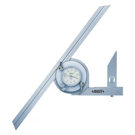 Insize 2373-360 Protractor, 3-3/8″ L, Lcd, Stainless Steel